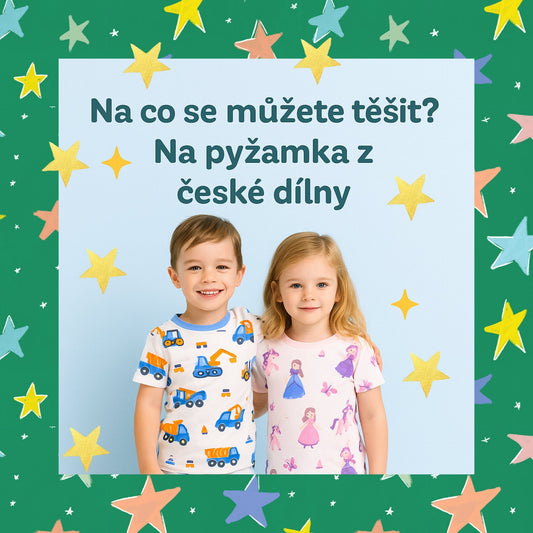 Česká pyžamka od Malých snílků 🇨🇿