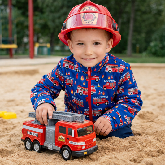 Chlapecká mikina HASIČ modrá