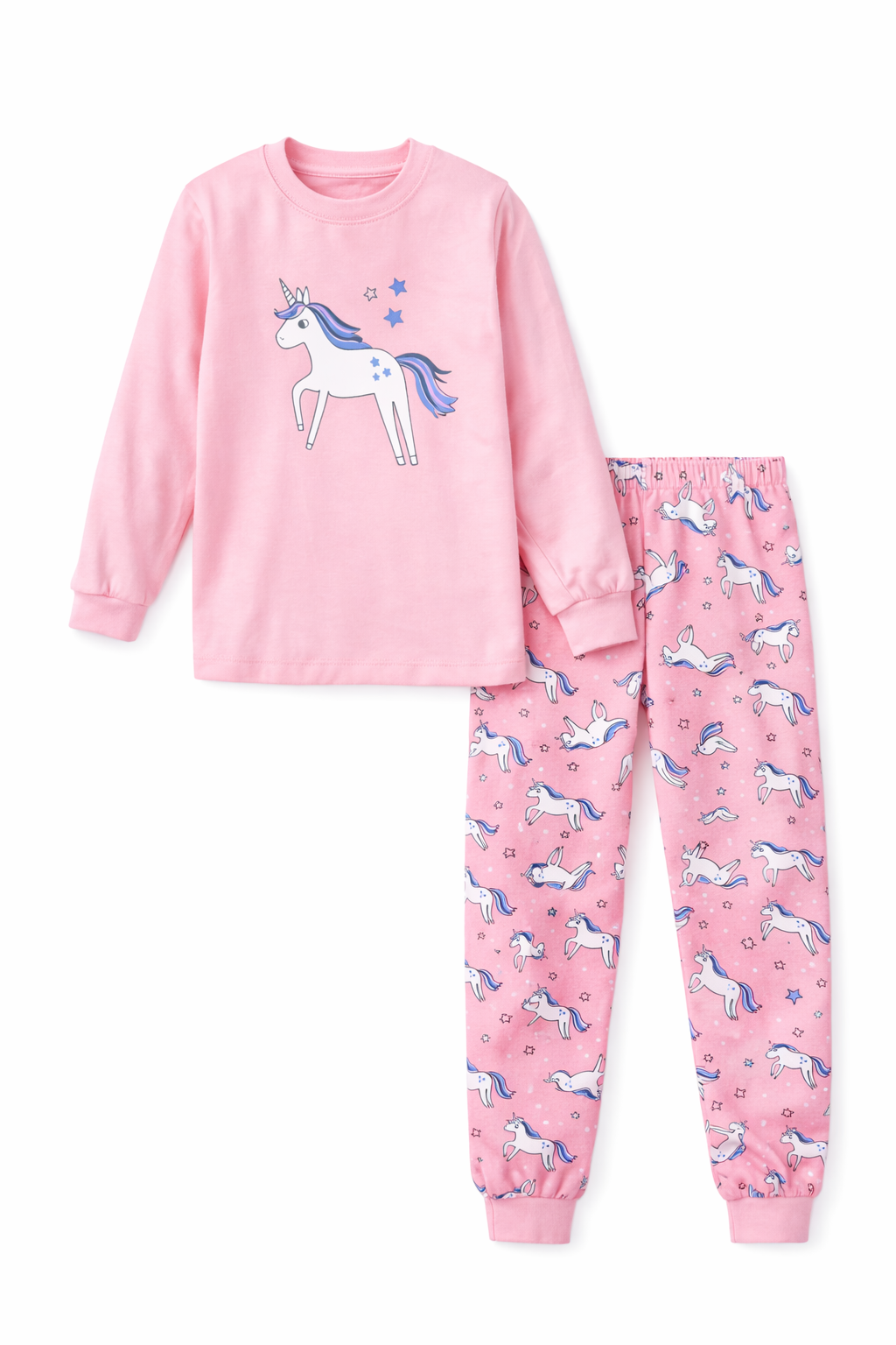 🦄 Dívčí pyžamko Jednorožec hlava - česká výroba 🇨🇿