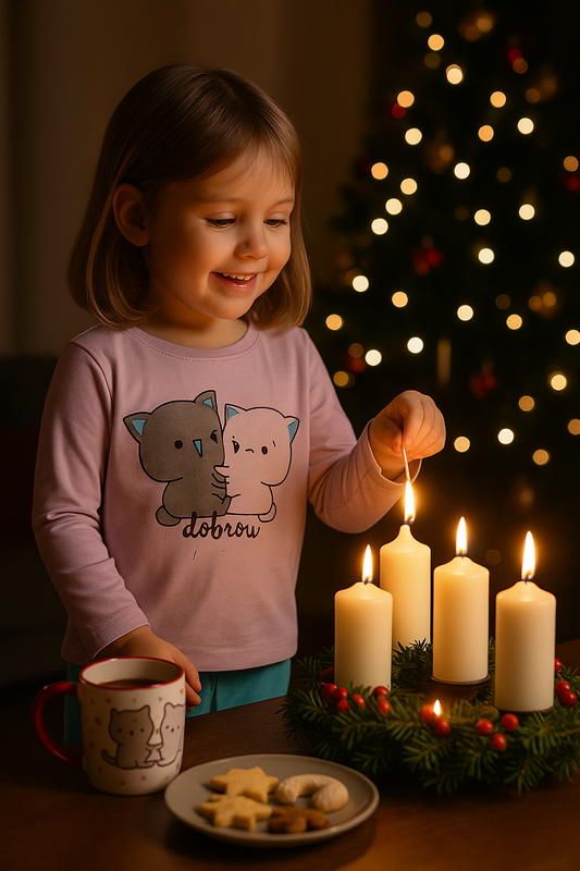 Dívčí pyžamo DOBROU NOC růžové