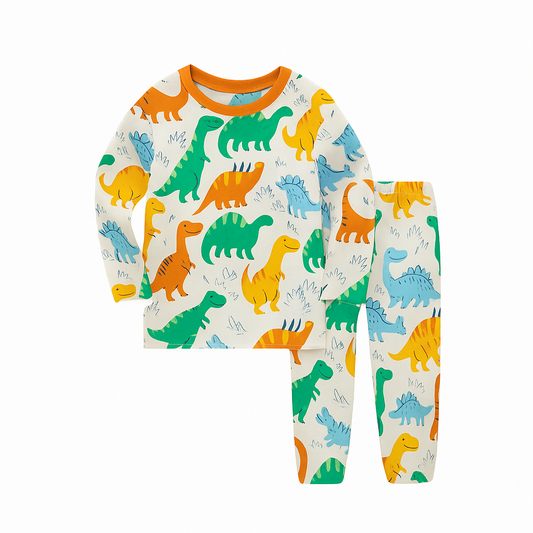 Klučičí dvoudílné dlouhé pyžamo DINOSAURUS 2