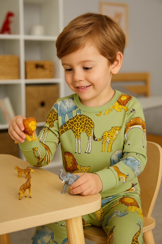 Dětské pyžamo ZOO zvířata