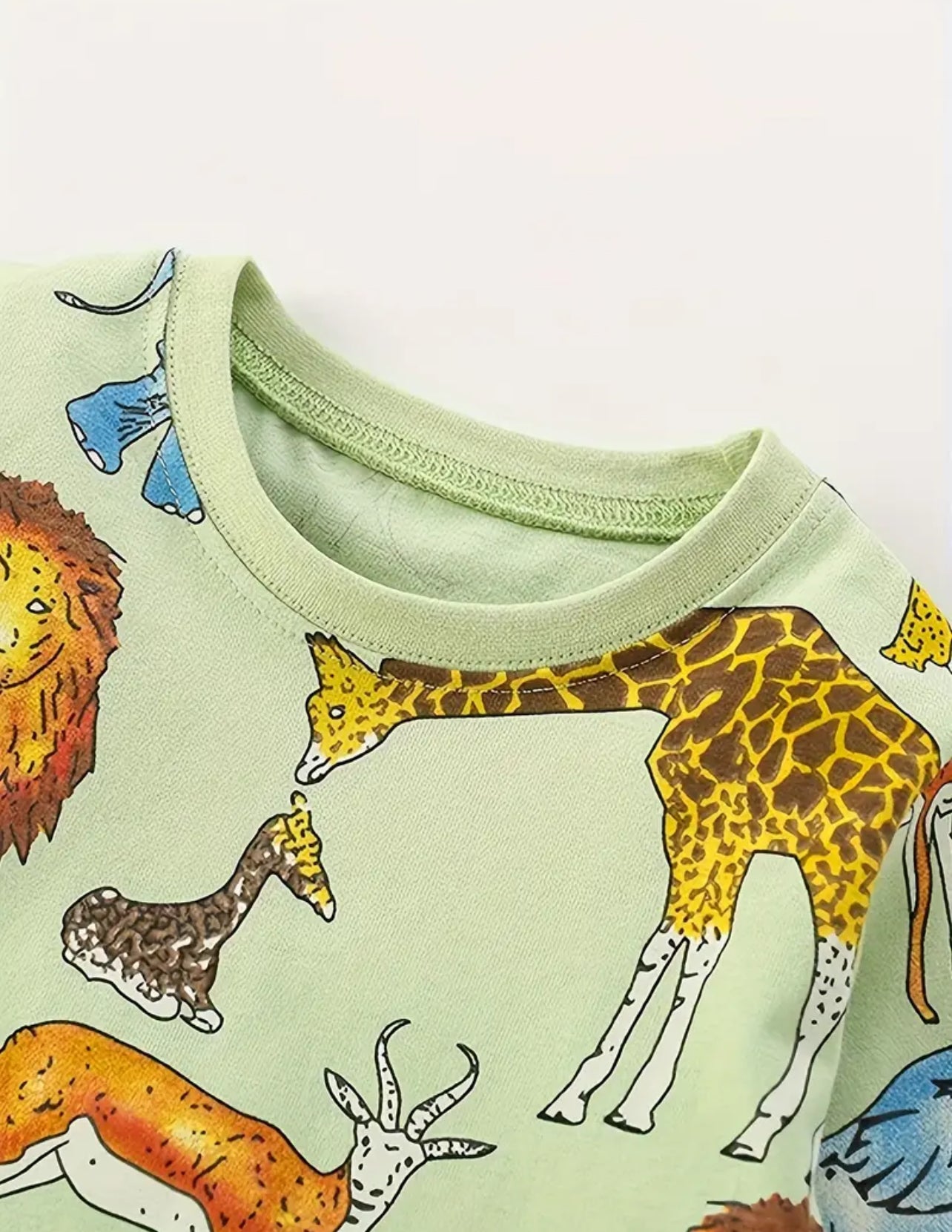 UNISEX dvoudílné dlouhé pyžamo ZOO