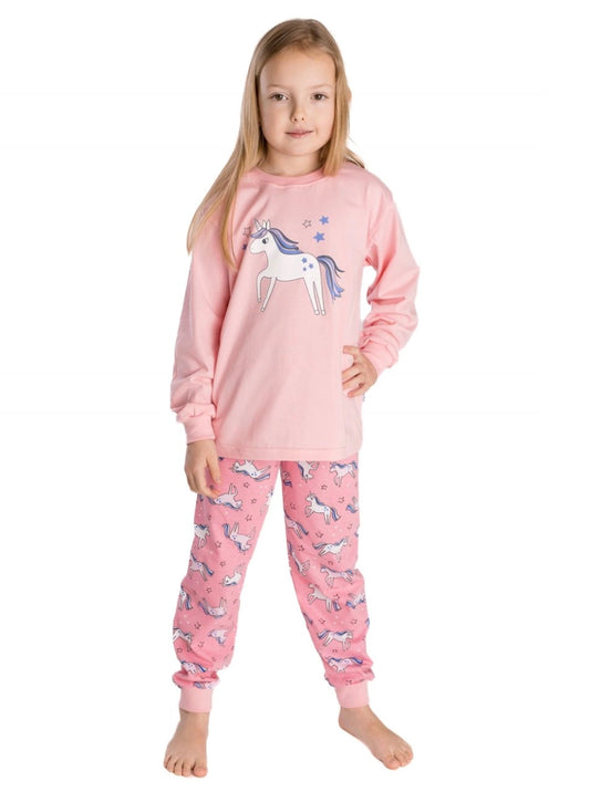 🦄 Dívčí pyžamko Jednorožec hlava - česká výroba 🇨🇿