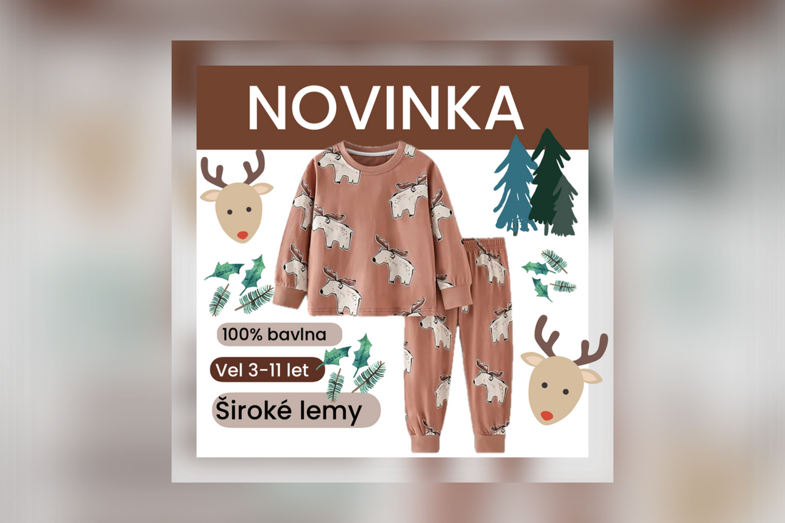 NOVINKA TÝDNE: Sobí pyžamko v hřejivé hnědé