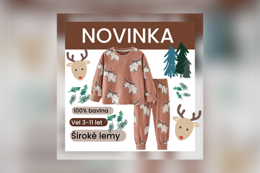 NOVINKA TÝDNE: Sobí pyžamko v hřejivé hnědé