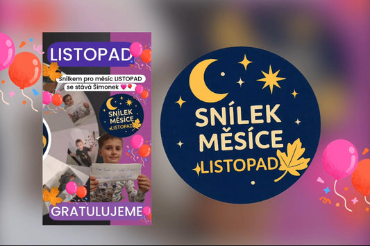 Vyhlašujeme listopadového Snílka měsíce!