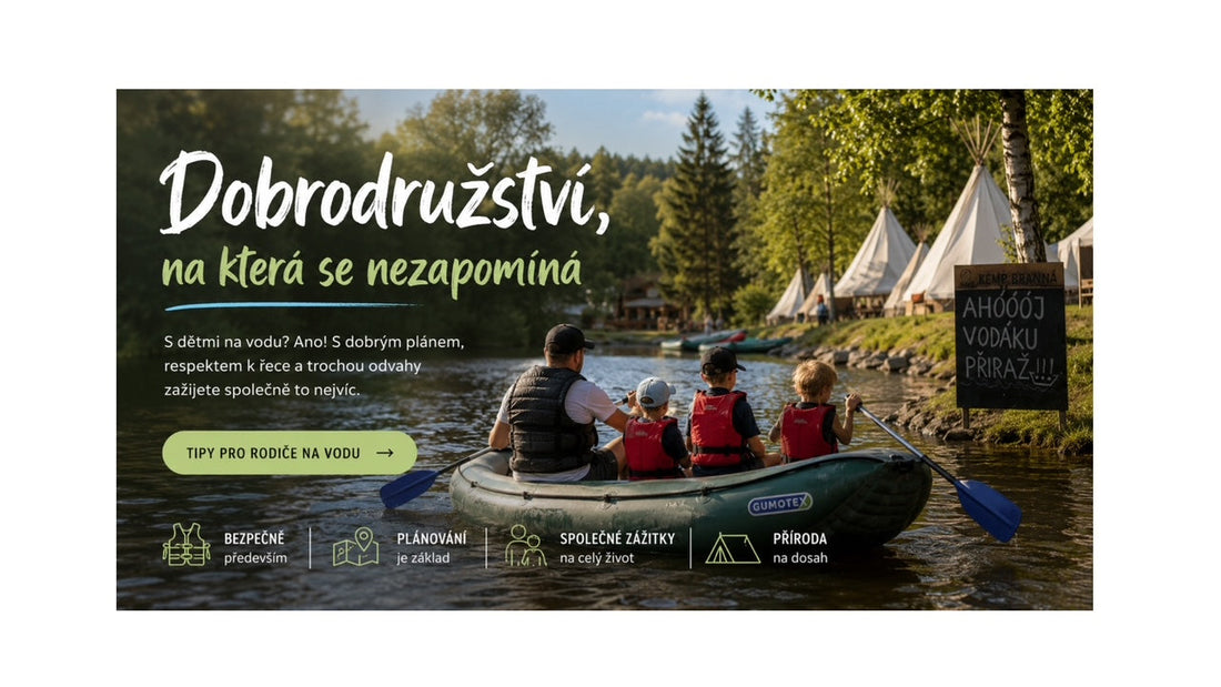 První voda s dětmi? Čeho se nebát a na co si dát pozor?