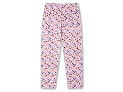 České dámské pyžamo s dlouhým rukávem a SRDÍČKY