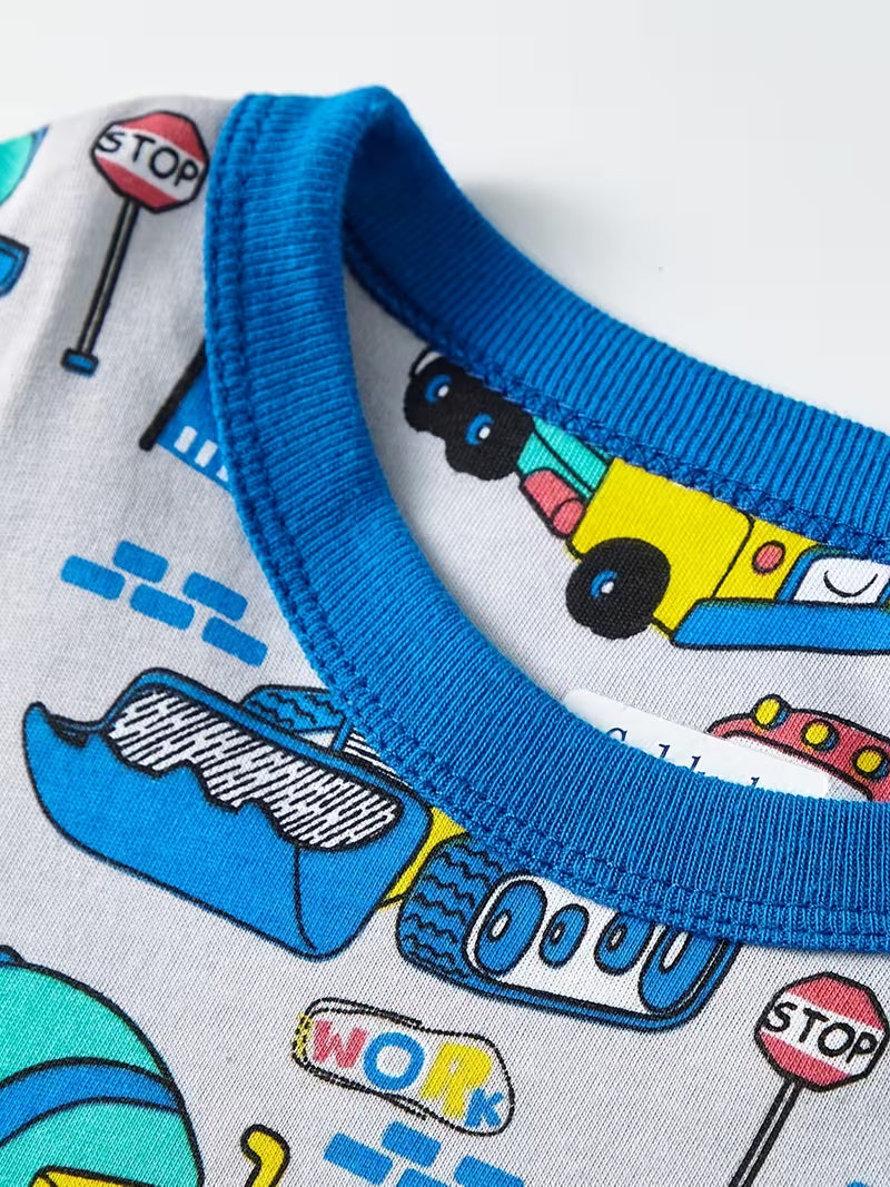 Chlapecké pyžamo STAVBA bagry