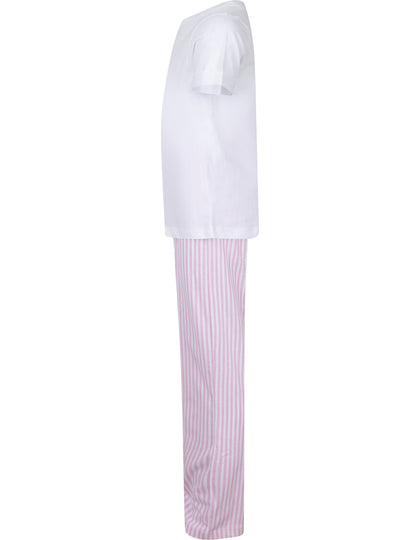 Dívčí pyžamko růžový proužek