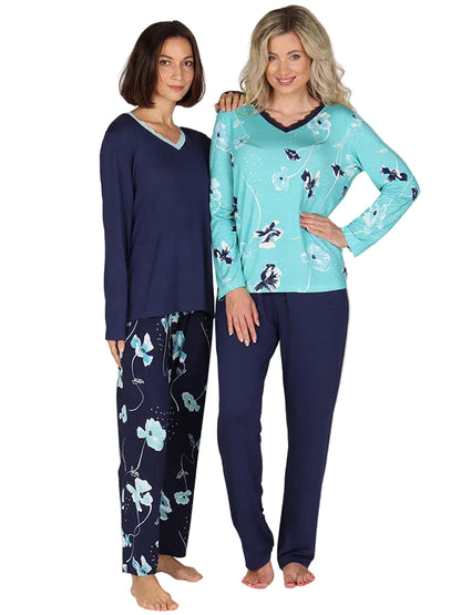 ČESKÉ Dámské pyžamo MADEIRA modré