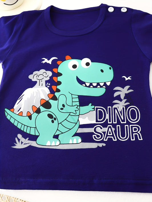 🦖 Dětské pyžámko s krátkým rukávem Dinosaurus
