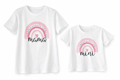 🌈 Set triček Mama & Mini – pro chvíle, které patří jen vám dvěma