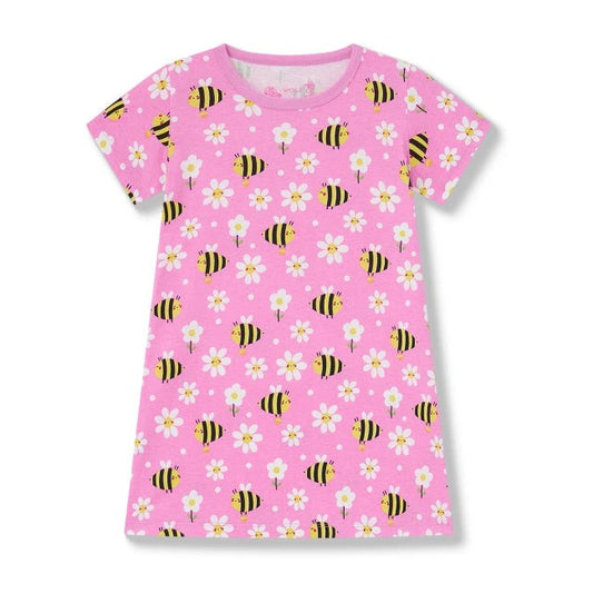 Dívčí noční košilka VČELKA 🌼🐝💗 (2-7 let)