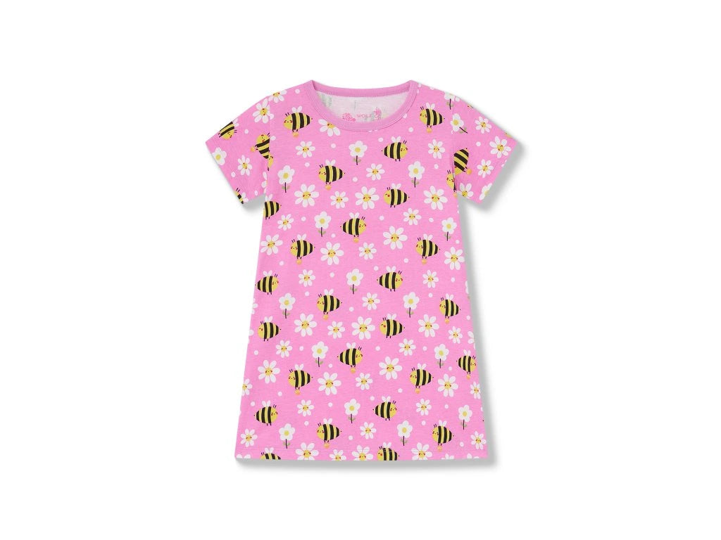 Dívčí noční košilka VČELKA 🌼🐝💗 (2-7 let)