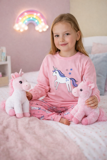 Dívčí pyžamko JEDNOROŽEC růžové