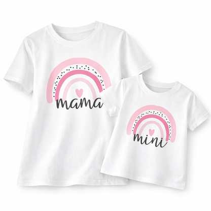 🌈 Set triček Mama & Mini – pro chvíle, které patří jen vám dvěma