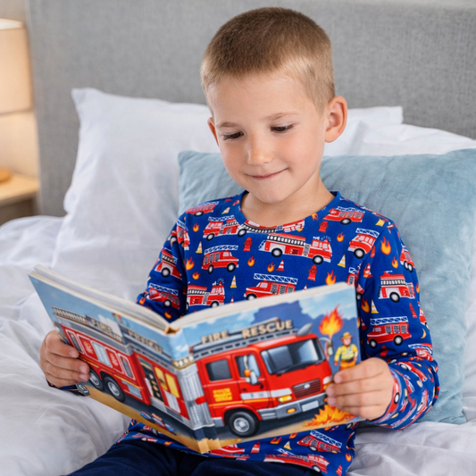 Chlapecké tričko dlouhý rukáv HASIČ modré