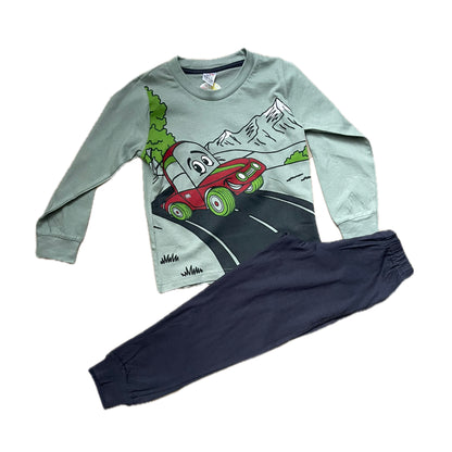 Chlapecké pyžamo AUTO v horách