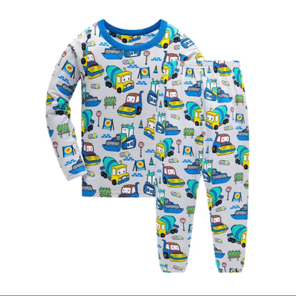 Chlapecké pyžamo STAVBA bagry