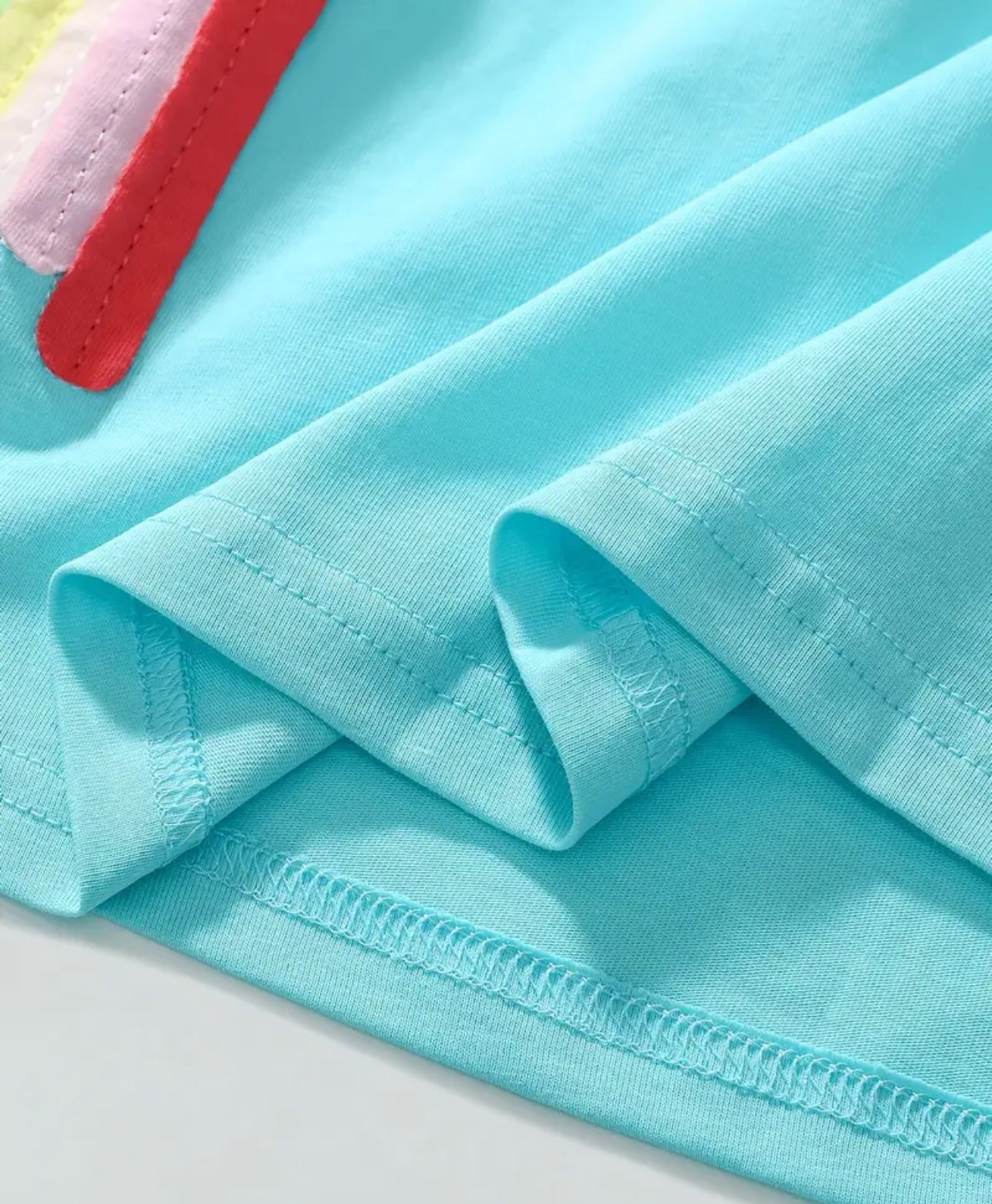 Dívčí košilka DUHA tyrkysová