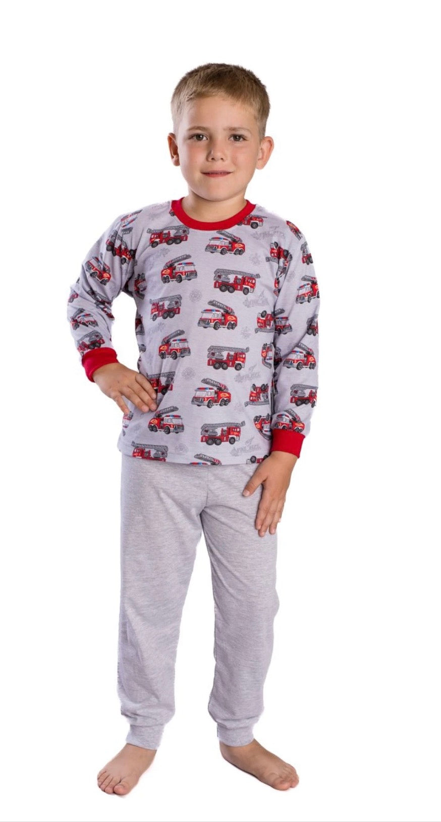 Chlapecké pyžamo HASIČ šedé