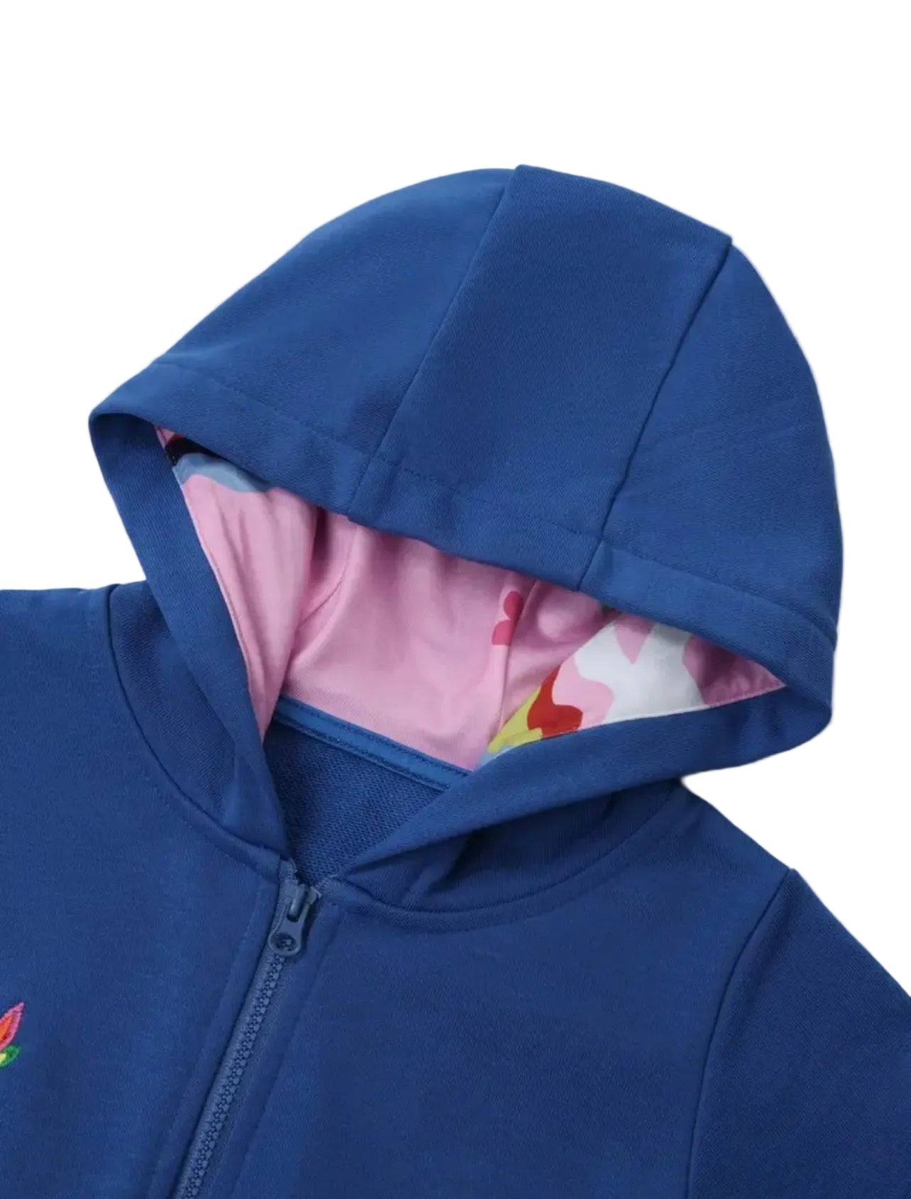 Dívčí mikina s kapucí – jednorožec & duha