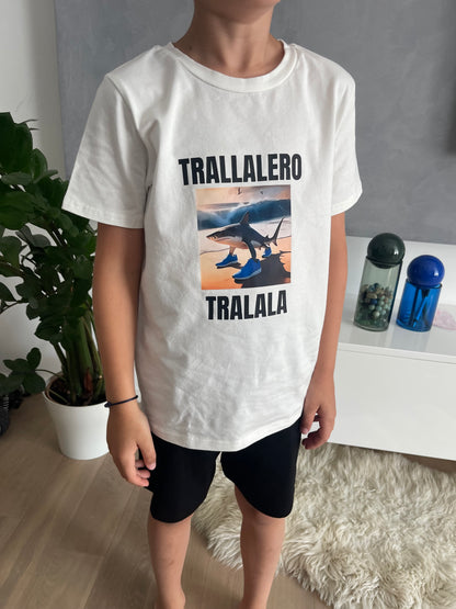 Pyžamo krátký rukáv Tralaléro Tralalá bílé