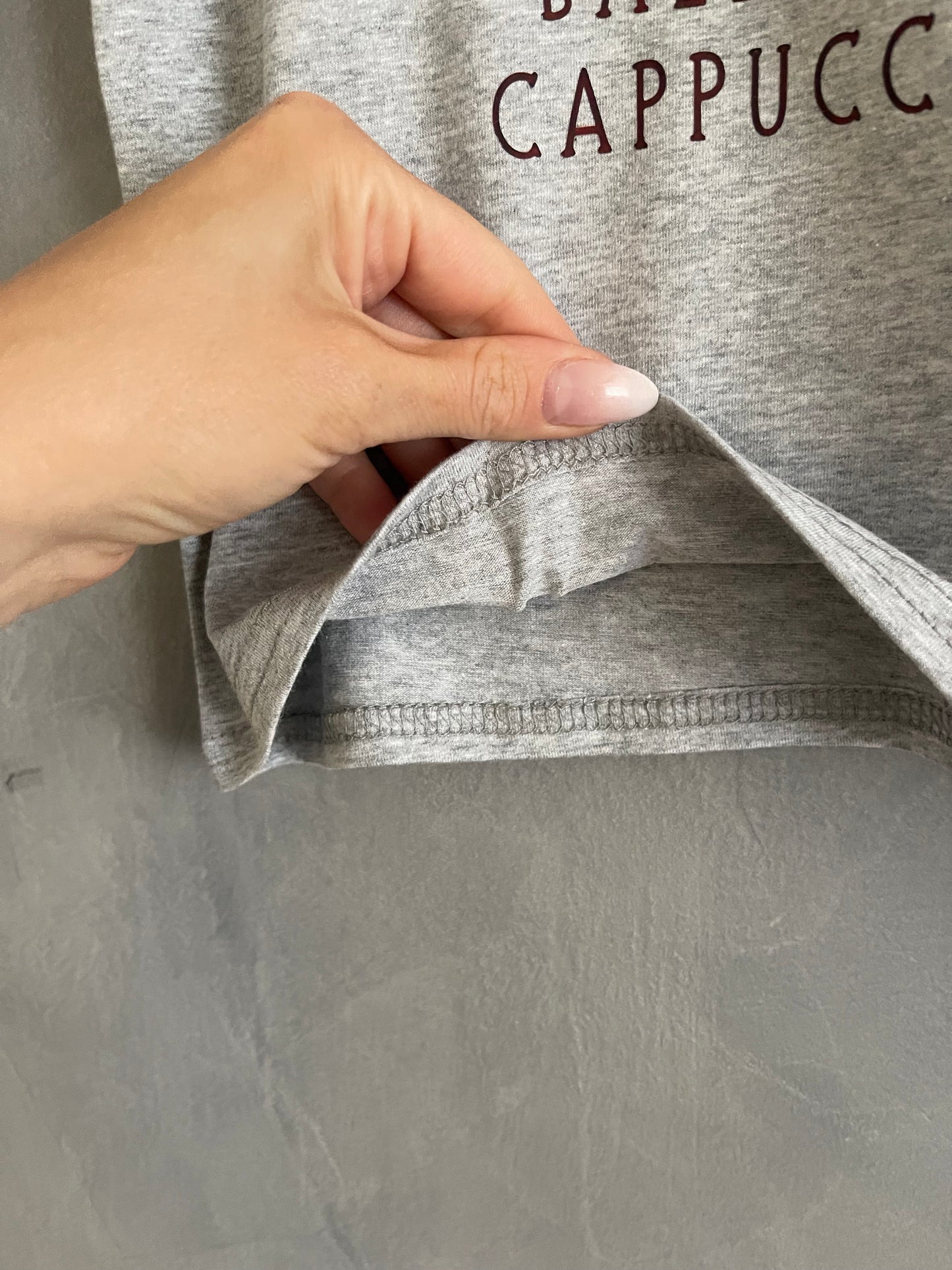 Pyžamo krátký rukáv Ballerina Cappuccina šedá