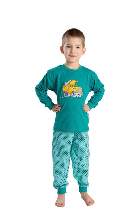 🚛 Dětské pyžamko Sklápěč — česká výroba 🇨🇿