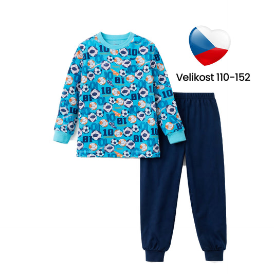 ⚽ Dětské pyžamko Fotbalový sen — česká výroba 🇨🇿