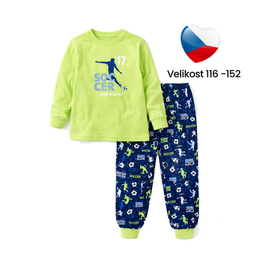 ⚽ Dětské pyžamko Fotbal — česká výroba 🇨🇿