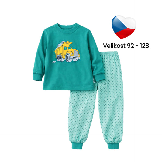 🚛 Dětské pyžamko Sklápěč — česká výroba 🇨🇿