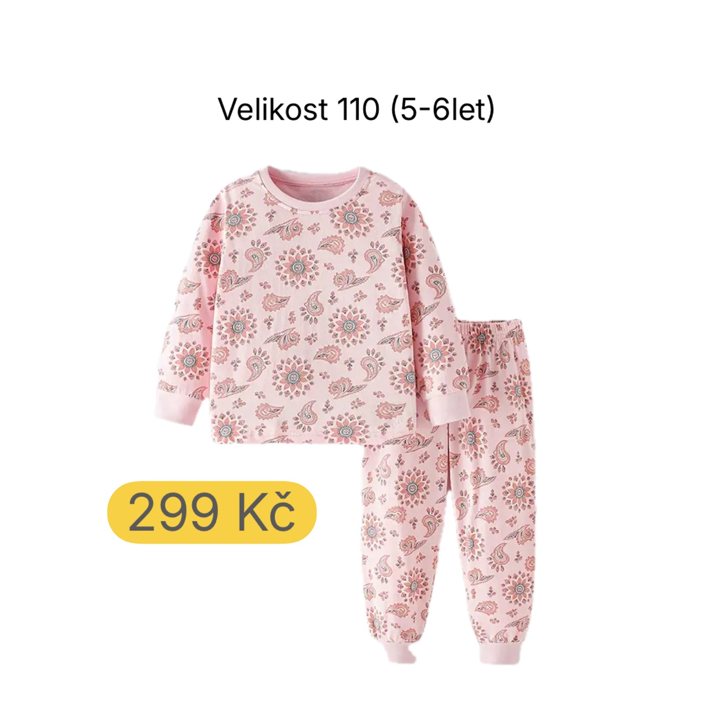 Dívčí pyžamo ORNAMENT (5 let)