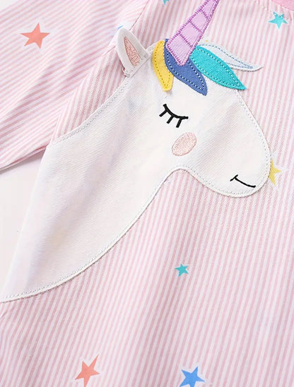 Dívčí pyžamo RŮŽOVÁ jednorožec