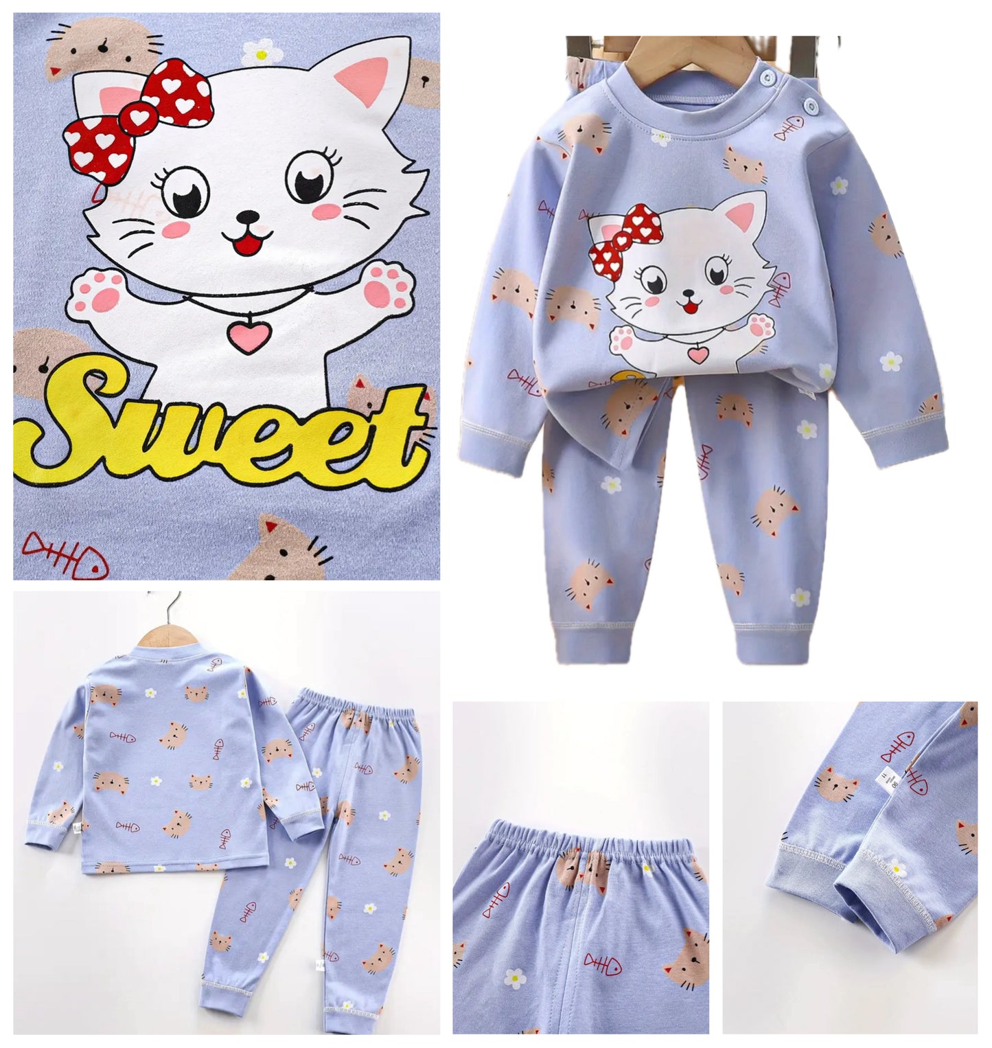 Girls' pajamas CAT LILA