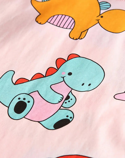 Dívčí pyžamo DINOSAURUS růžové