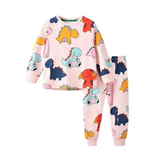 Dívčí pyžamo DINOSAURUS růžové