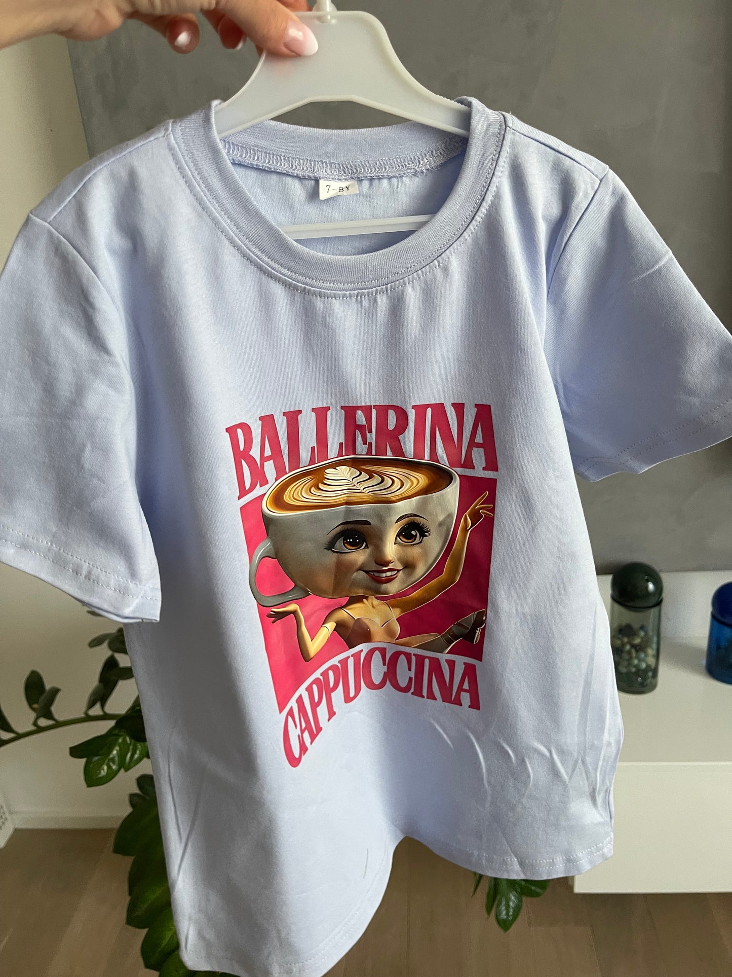 Dětské tričko Ballerina Cappuccina – lila