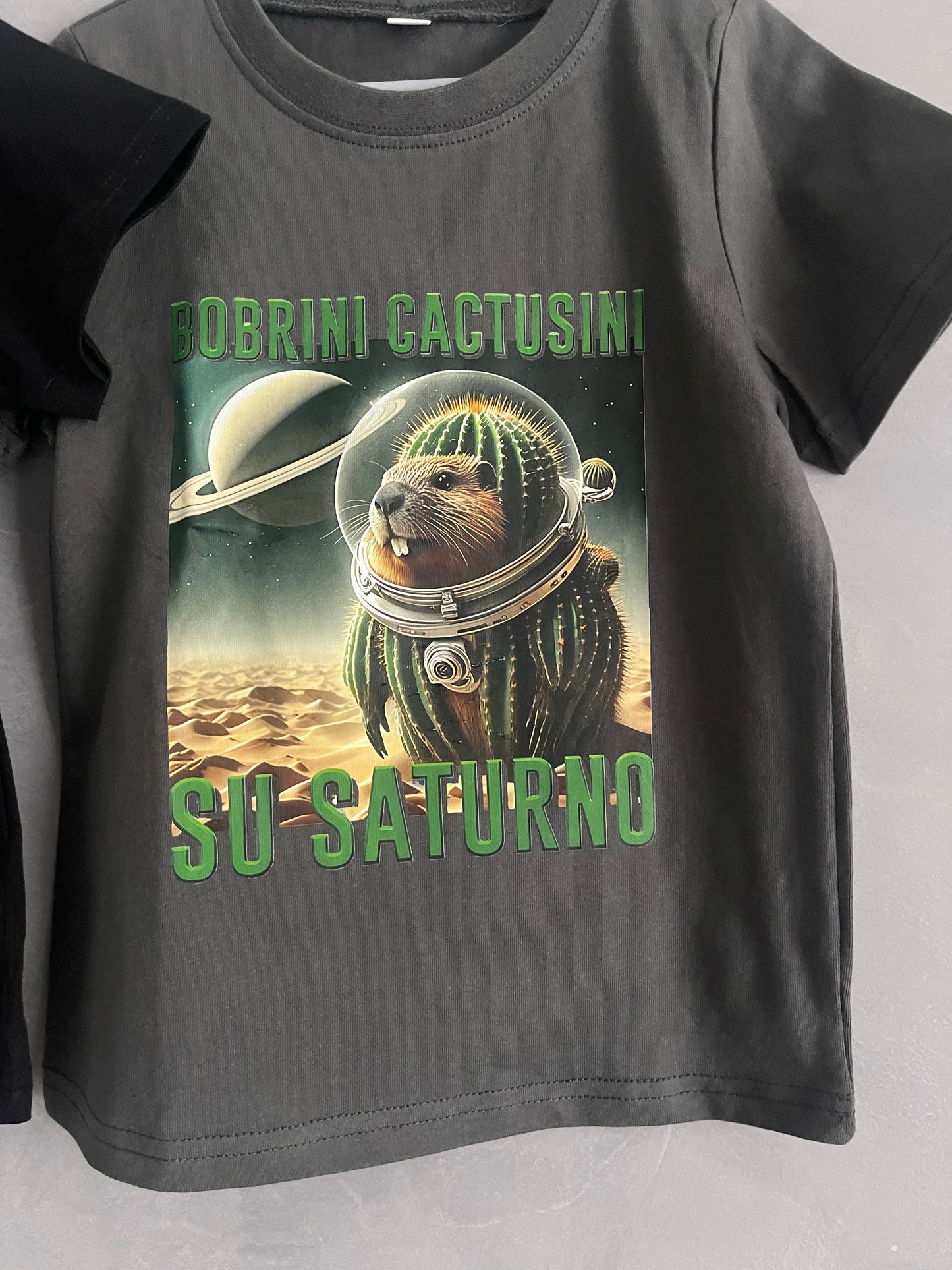 Set 2 dětských triček – Cappuccino Assassino & Bobrini Cactusini