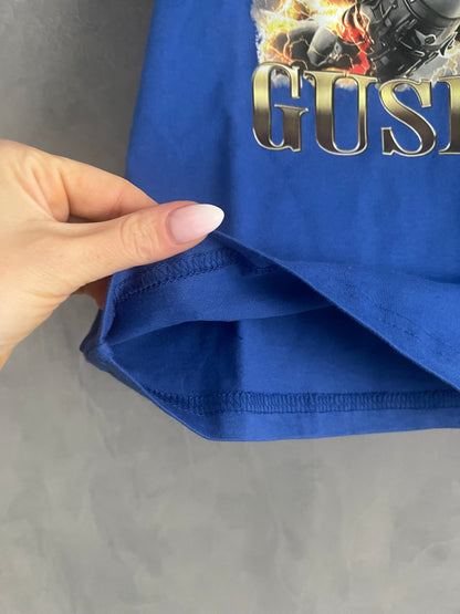 Dětské tričko s krátkým rukávem Bombombini Gusini – modré