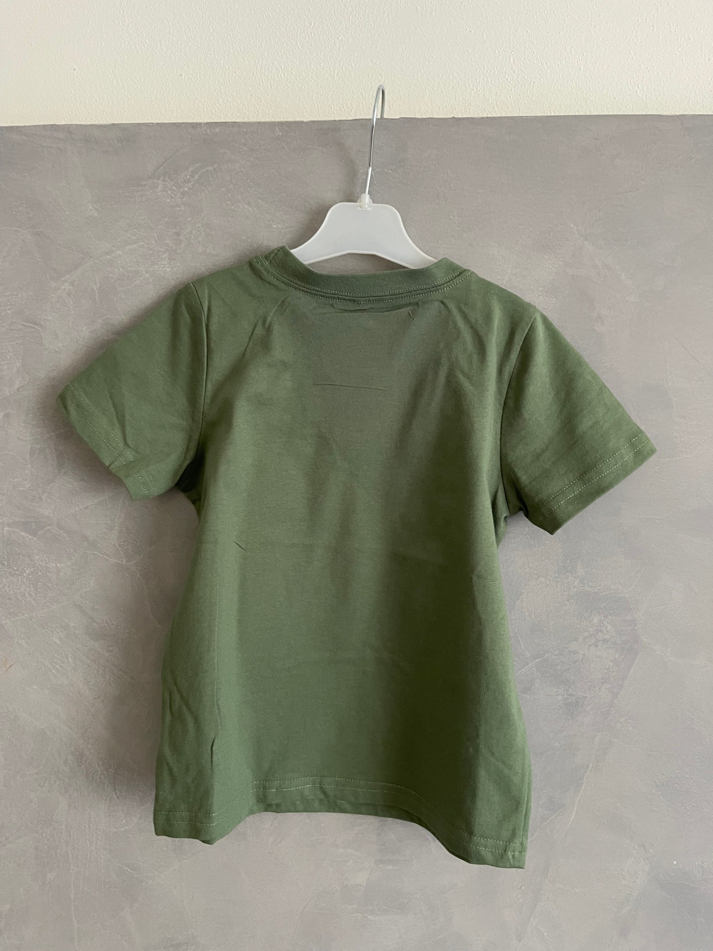 Dětské tričko s krátkým rukávem BRAINROT khaki