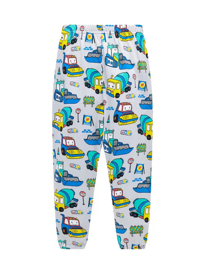 Chlapecké pyžamo STAVBA bagry