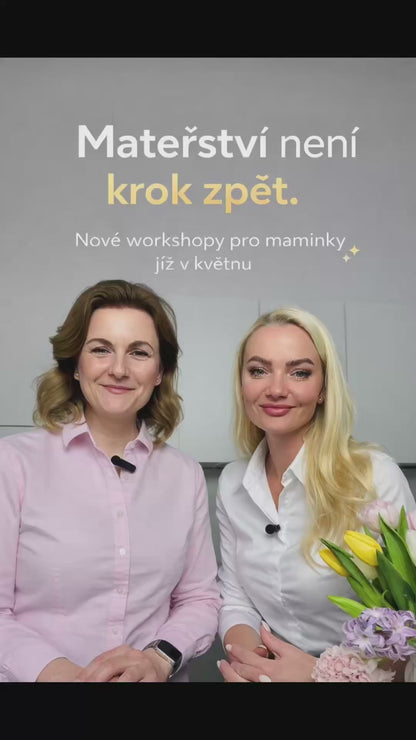 MAMINKO - 3 workshopy + BONUS fotoportrét na Linkedin / CV jen pro TEBE