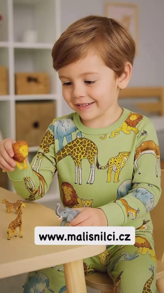 Dětské pyžamo ZOO zvířata