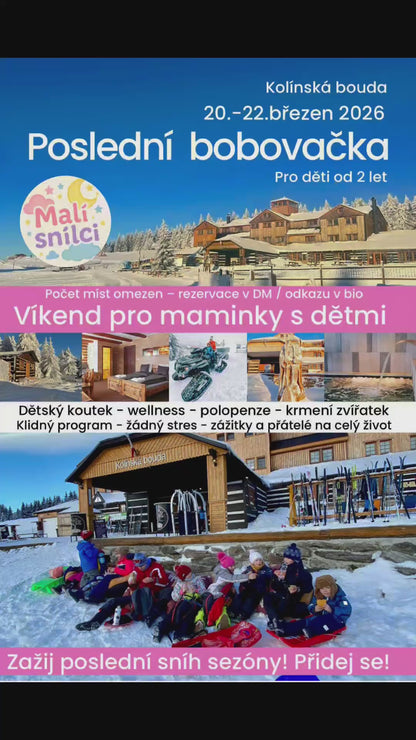 Horský víkend pro maminky s dětmi 20.–22. 3. 2026 | Hřebeny Krkonoš
