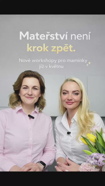 MAMINKO - 3 workshopy + BONUS fotoportrét na Linkedin / CV jen pro TEBE